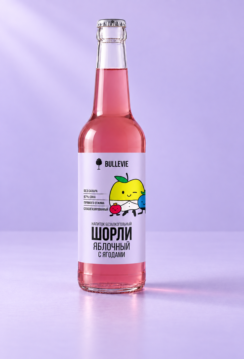 Шорли Яблоко и Ягоды, 0,45 л