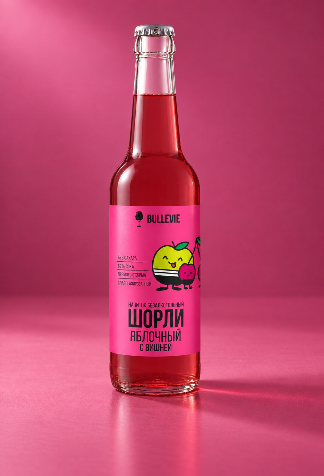 Шорли Яблоко и Вишня, 0,45 л