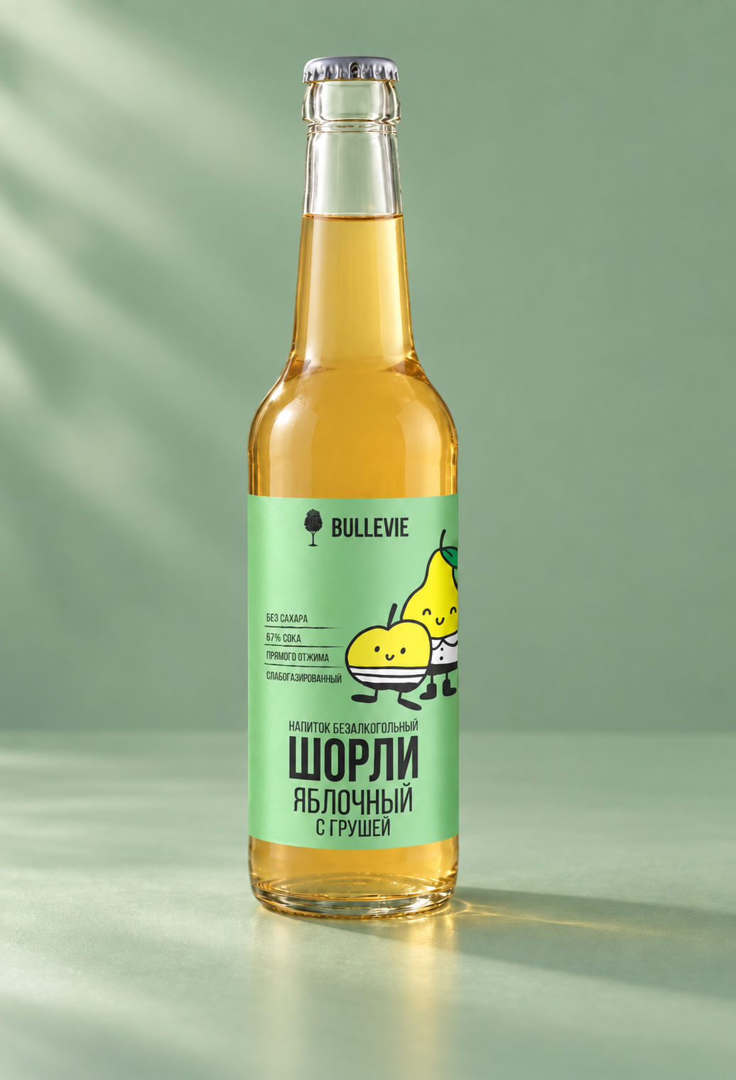 Шорли Яблоко и Груша, 0,45 л